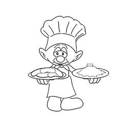 Coloring page: Baker (Jobs) #89882 - Printable coloring pages