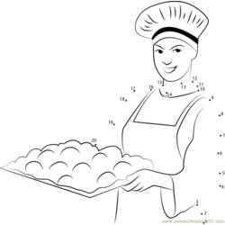 Coloring page: Baker (Jobs) #89901 - Printable coloring pages