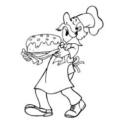 Coloring page: Baker (Jobs) #89904 - Free Printable Coloring Pages
