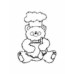 Coloring page: Cook (Jobs) #91788 - Printable coloring pages