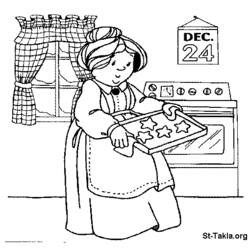 Coloring page: Cook (Jobs) #91870 - Free Printable Coloring Pages