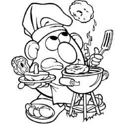 Coloring page: Cook (Jobs) #91889 - Free Printable Coloring Pages