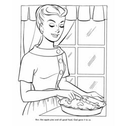 Coloring page: Cook (Jobs) #91900 - Printable coloring pages