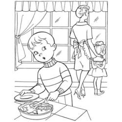 Coloring page: Cook (Jobs) #91903 - Free Printable Coloring Pages