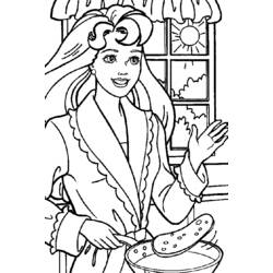 Coloring page: Cook (Jobs) #91954 - Free Printable Coloring Pages