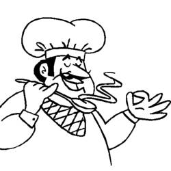 Coloring page: Cook (Jobs) #91963 - Printable Coloring Pages