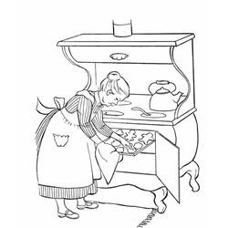 Coloring page: Cook (Jobs) #91972 - Free Printable Coloring Pages