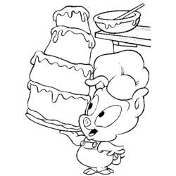 Coloring page: Cook (Jobs) #91977 - Free Printable Coloring Pages