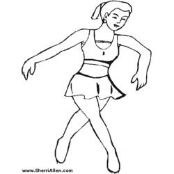 Coloring page: Dancer (Jobs) #92113 - Free Printable Coloring Pages