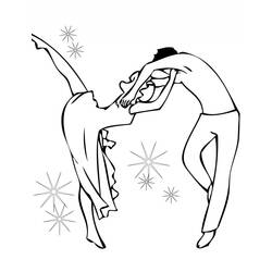 Coloring page: Dancer (Jobs) #92114 - Printable coloring pages