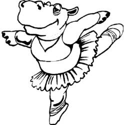 Coloring page: Dancer (Jobs) #92115 - Free Printable Coloring Pages