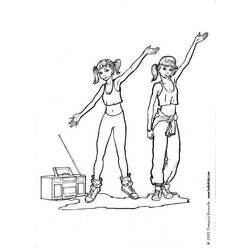 Coloring page: Dancer (Jobs) #92118 - Free Printable Coloring Pages