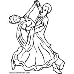 Coloring page: Dancer (Jobs) #92120 - Free Printable Coloring Pages
