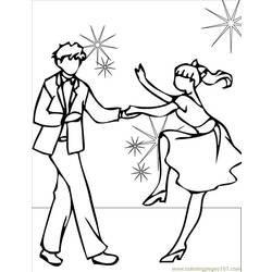 Coloring page: Dancer (Jobs) #92124 - Printable coloring pages