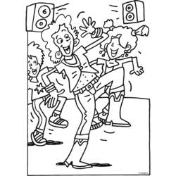 Coloring page: Dancer (Jobs) #92127 - Printable coloring pages