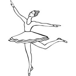 Coloring page: Dancer (Jobs) #92132 - Printable coloring pages