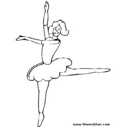 Coloring page: Dancer (Jobs) #92139 - Free Printable Coloring Pages