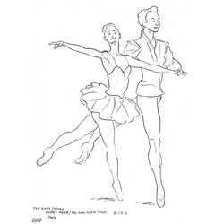 Coloring page: Dancer (Jobs) #92150 - Printable coloring pages