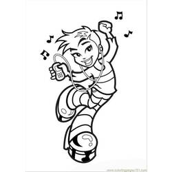 Coloring page: Dancer (Jobs) #92167 - Printable coloring pages