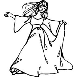 Coloring page: Dancer (Jobs) #92172 - Free Printable Coloring Pages