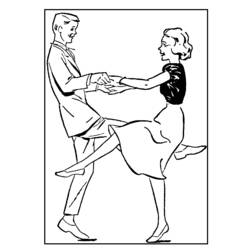 Coloring page: Dancer (Jobs) #92197 - Free Printable Coloring Pages