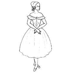 Coloring page: Dancer (Jobs) #92223 - Free Printable Coloring Pages