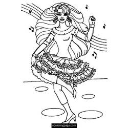 Coloring page: Dancer (Jobs) #92243 - Free Printable Coloring Pages