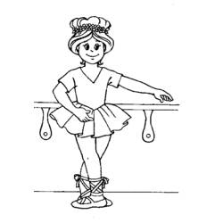 Coloring page: Dancer (Jobs) #92248 - Free Printable Coloring Pages