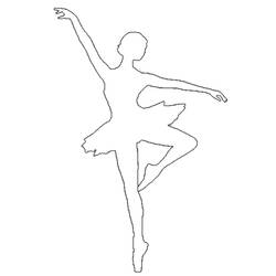 Coloring pages: Dancer - Printable coloring pages