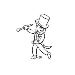 Coloring page: Dancer (Jobs) #92284 - Printable coloring pages