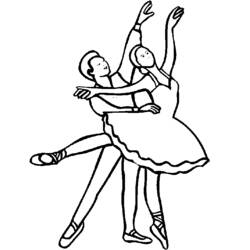 Coloring page: Dancer (Jobs) #92301 - Printable coloring pages