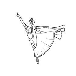 Coloring page: Dancer (Jobs) #92316 - Free Printable Coloring Pages