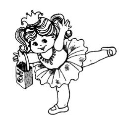 Coloring page: Dancer (Jobs) #92317 - Printable coloring pages