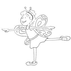 Coloring page: Dancer (Jobs) #92329 - Printable coloring pages