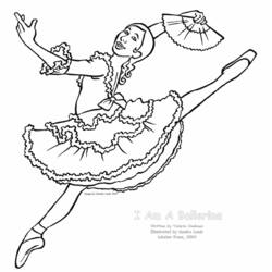Coloring page: Dancer (Jobs) #92334 - Printable coloring pages