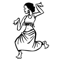 Coloring page: Dancer (Jobs) #92390 - Free Printable Coloring Pages