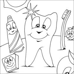 Coloring page: Dentist (Jobs) #92813 - Printable coloring pages