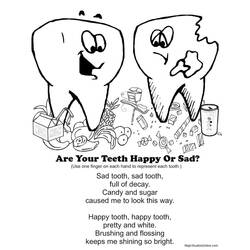 Coloring pages: Dentist - Printable coloring pages