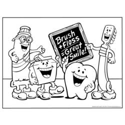 Coloring page: Dentist (Jobs) #92842 - Printable coloring pages