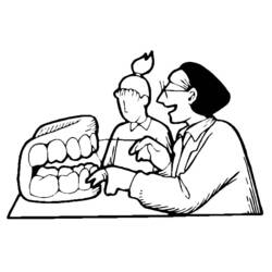Coloring page: Dentist (Jobs) #92867 - Free Printable Coloring Pages
