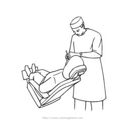 Coloring page: Dentist (Jobs) #92874 - Printable coloring pages