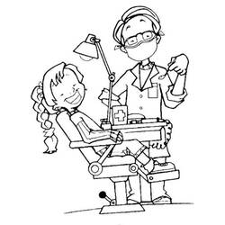 Coloring page: Dentist (Jobs) #92939 - Printable coloring pages