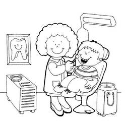 Coloring page: Dentist (Jobs) #92947 - Printable coloring pages