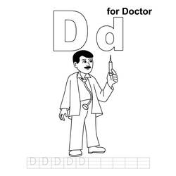 Coloring page: Doctor (Jobs) #93509 - Printable coloring pages