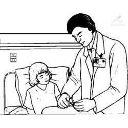 Coloring page: Doctor (Jobs) #93514 - Printable coloring pages