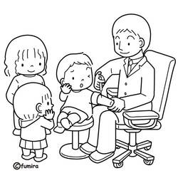 Coloring page: Doctor (Jobs) #93543 - Printable coloring pages