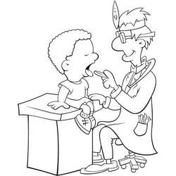Coloring page: Doctor (Jobs) #93626 - Printable coloring pages