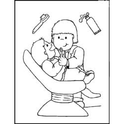 Coloring page: Doctor (Jobs) #93690 - Printable coloring pages