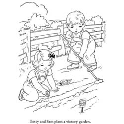 Coloring page: Farmer (Jobs) #96162 - Printable coloring pages