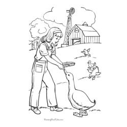 Coloring page: Farmer (Jobs) #96187 - Printable coloring pages